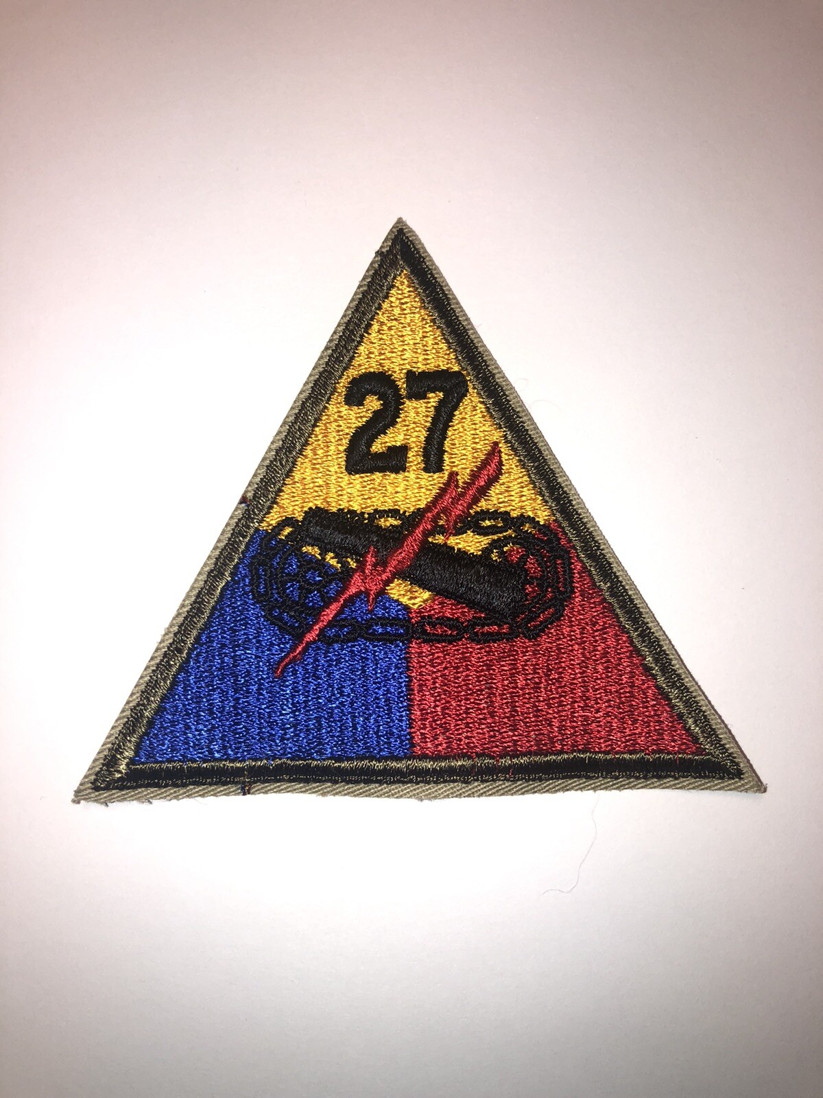 27th Armored Division  Vintage U.S. Army Patch