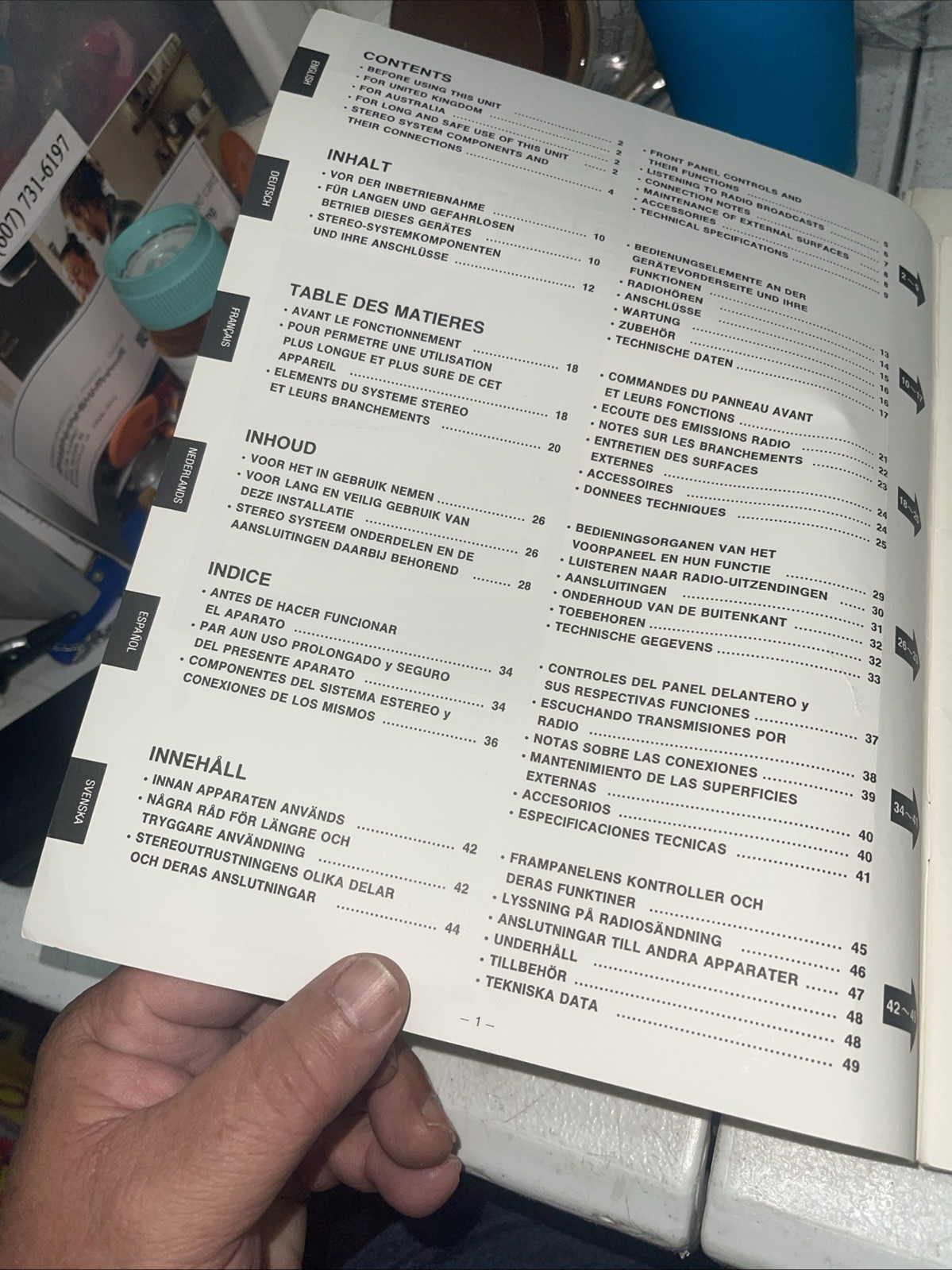 Technics ST-8044 Tuner ST-8044K Operating Manual *Original*