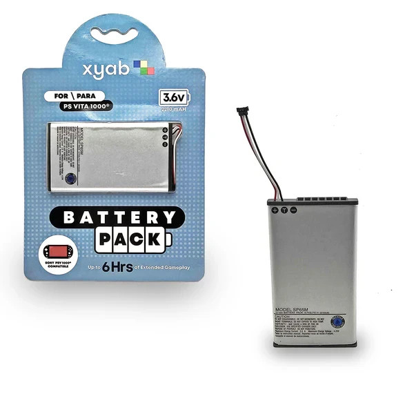 XYAB PS Vita 1000 Battery Replacement for Sony PSV1000 2210 mAH 3.6v