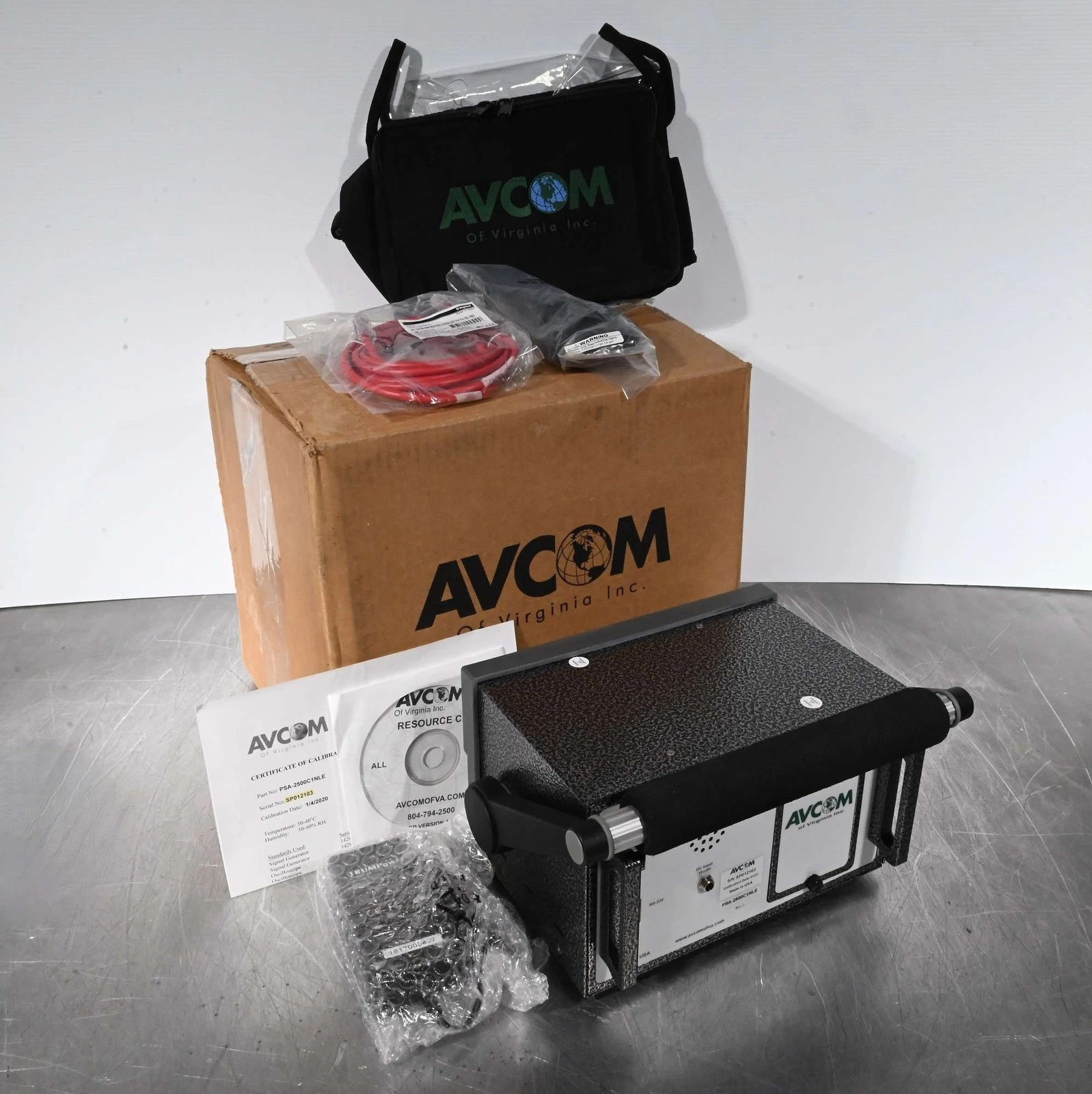 Avcom PSA-2500C Portable Spectrum Analyzer (5MHz-2500MHz) - New