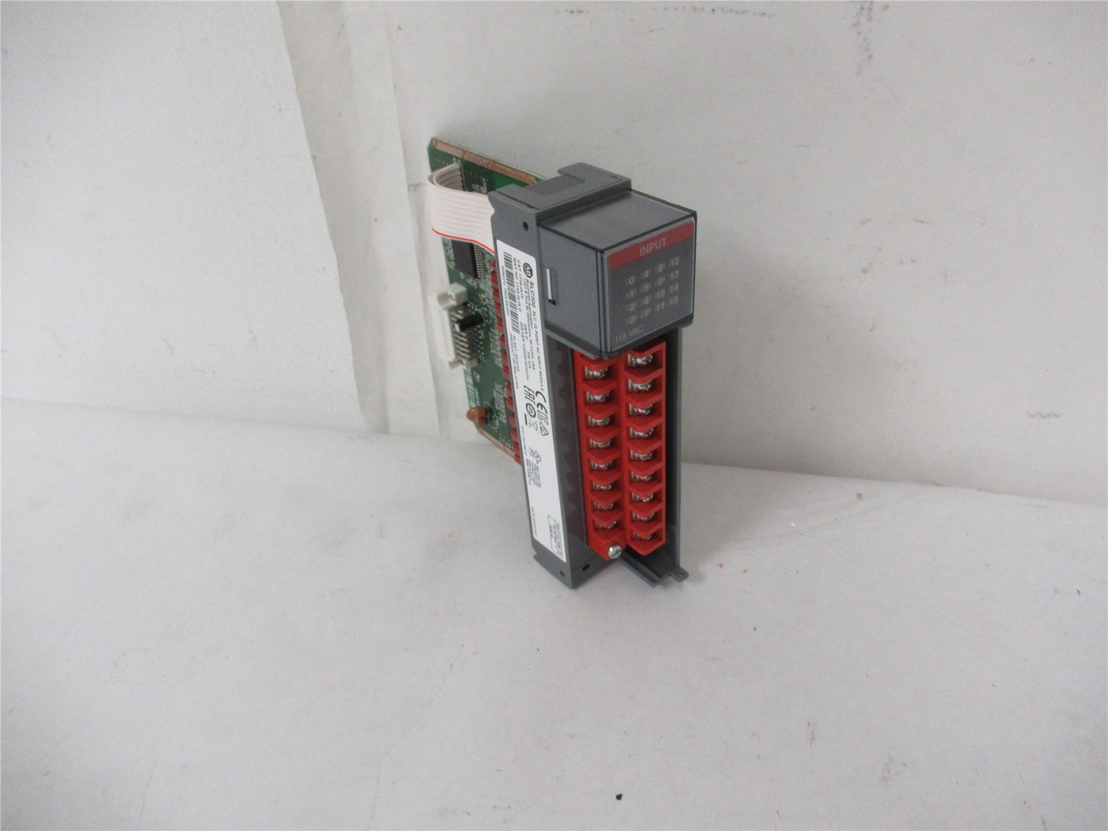 251564 New-Incomplete; Allen-Bradley 1746IA16 AC Input Module (Missing Cover)