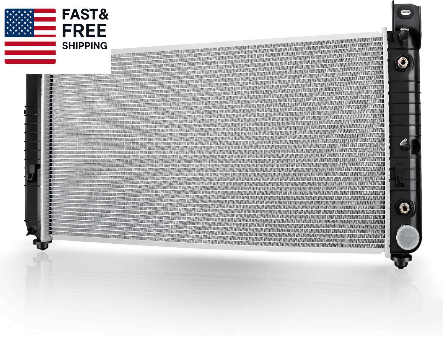 34 Inch Core Radiator Compatible with Chevy Silverado Suburban Tahoe, Fit for C