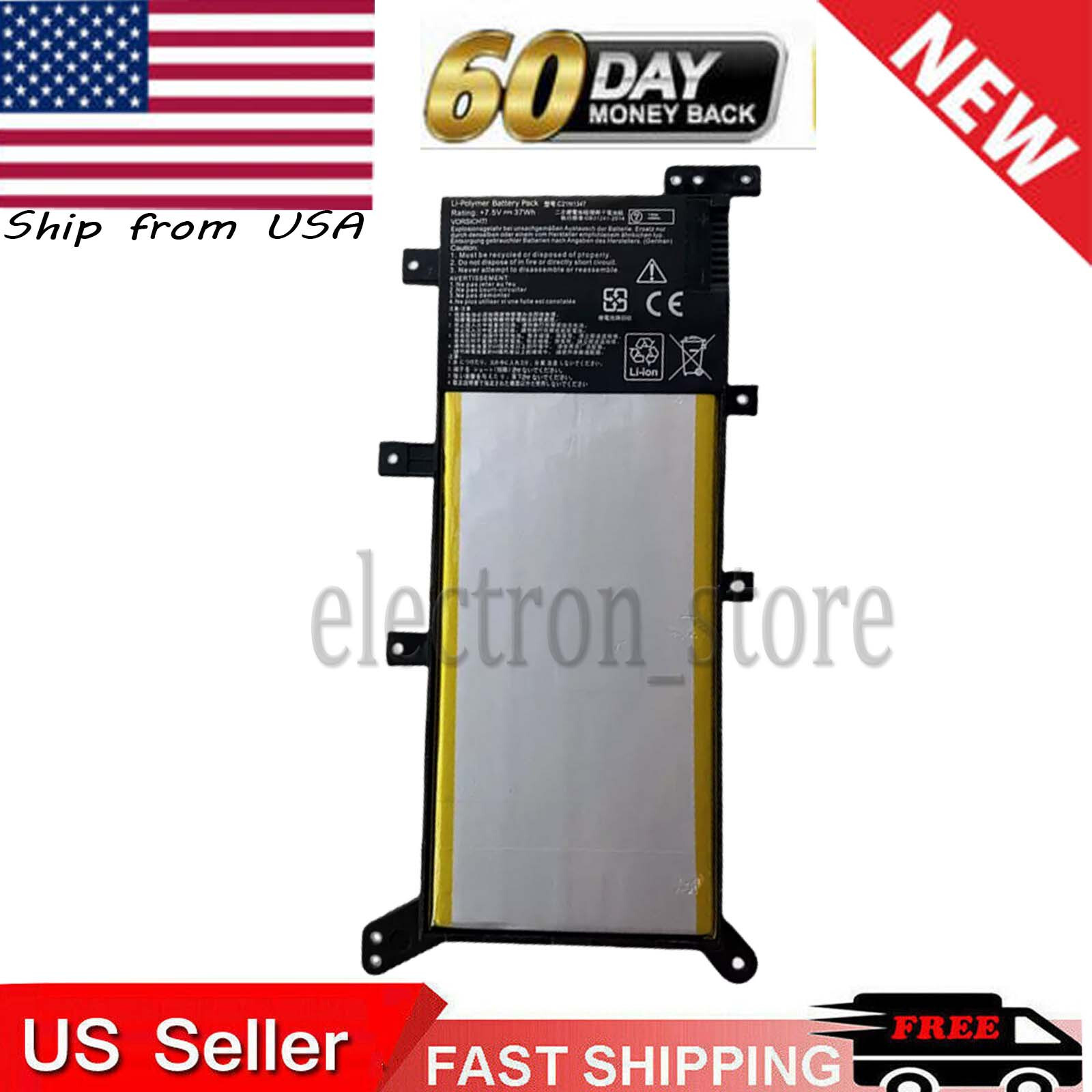 C21N1347 Battery For Asus K555L X555L A555L F555L DX922L R557L Y583L X555LA 37Wh