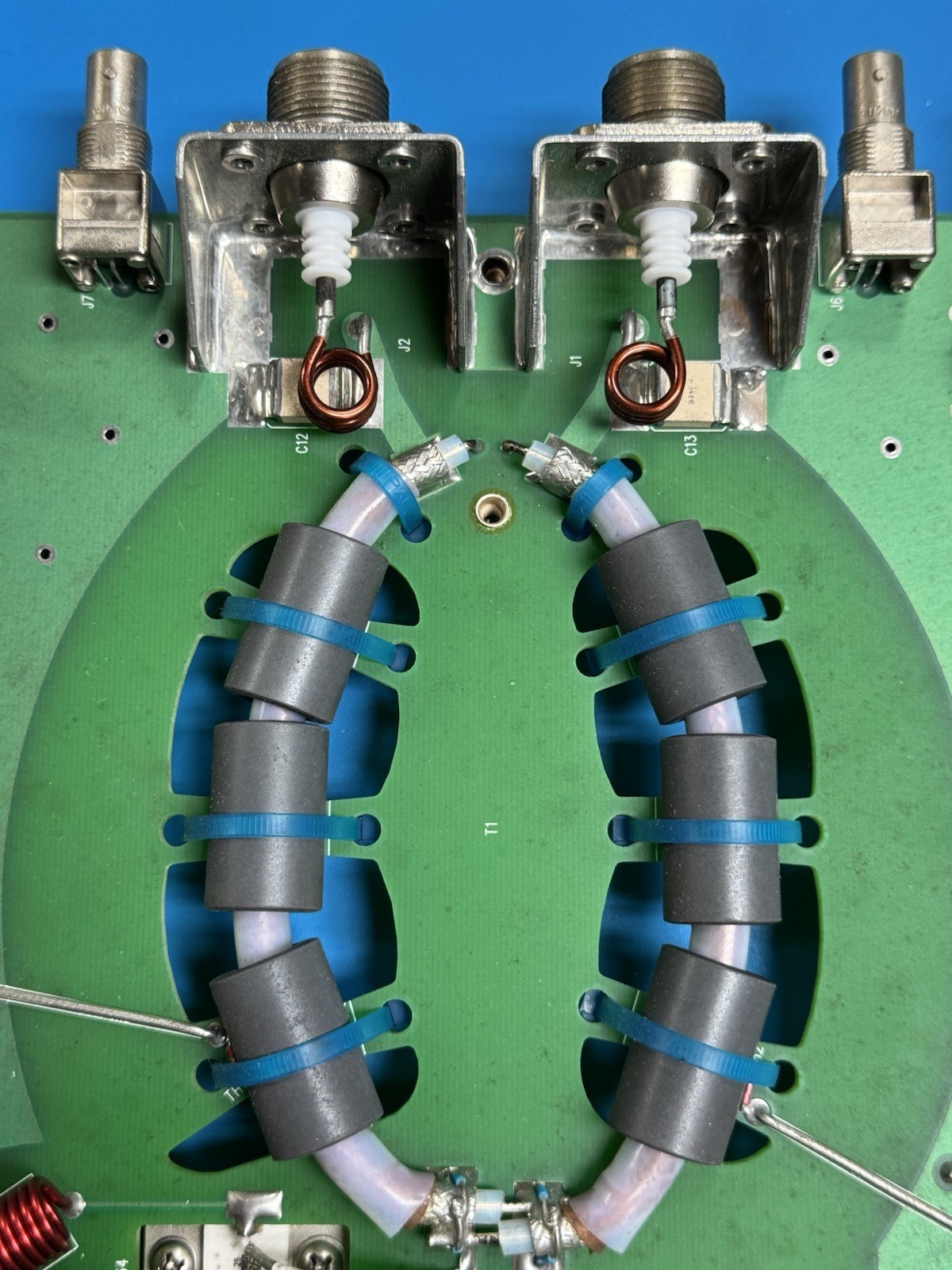 Board with Pair of Kilovac Vacuum Relays...HC-2/S3...Lots of Other RF Components