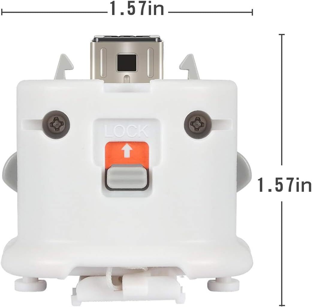 2PC For Wii Motion Plus Sensor Adapter Attachment Nintendo Wii /Wii U Controller