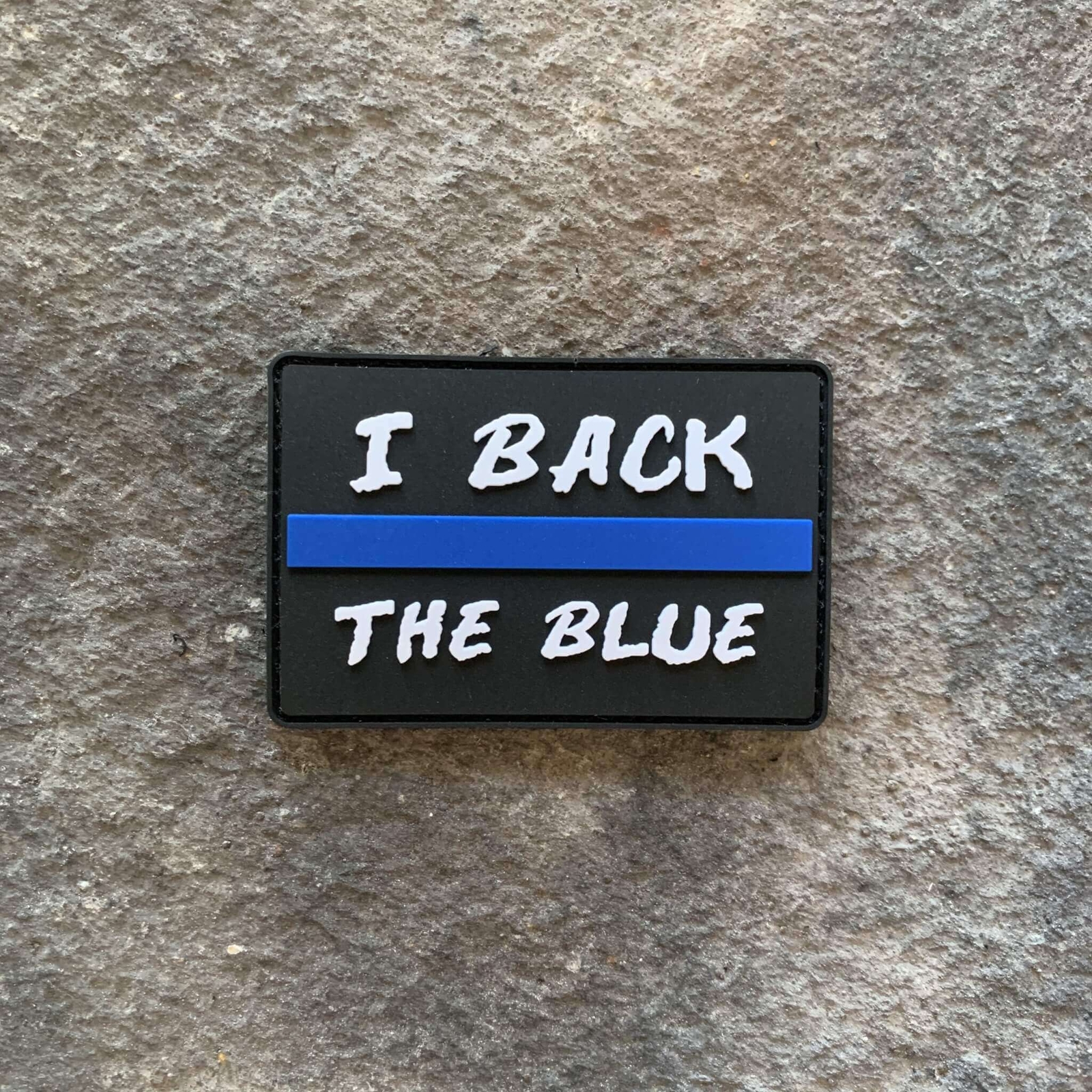 I Back the Blue PVC Patch