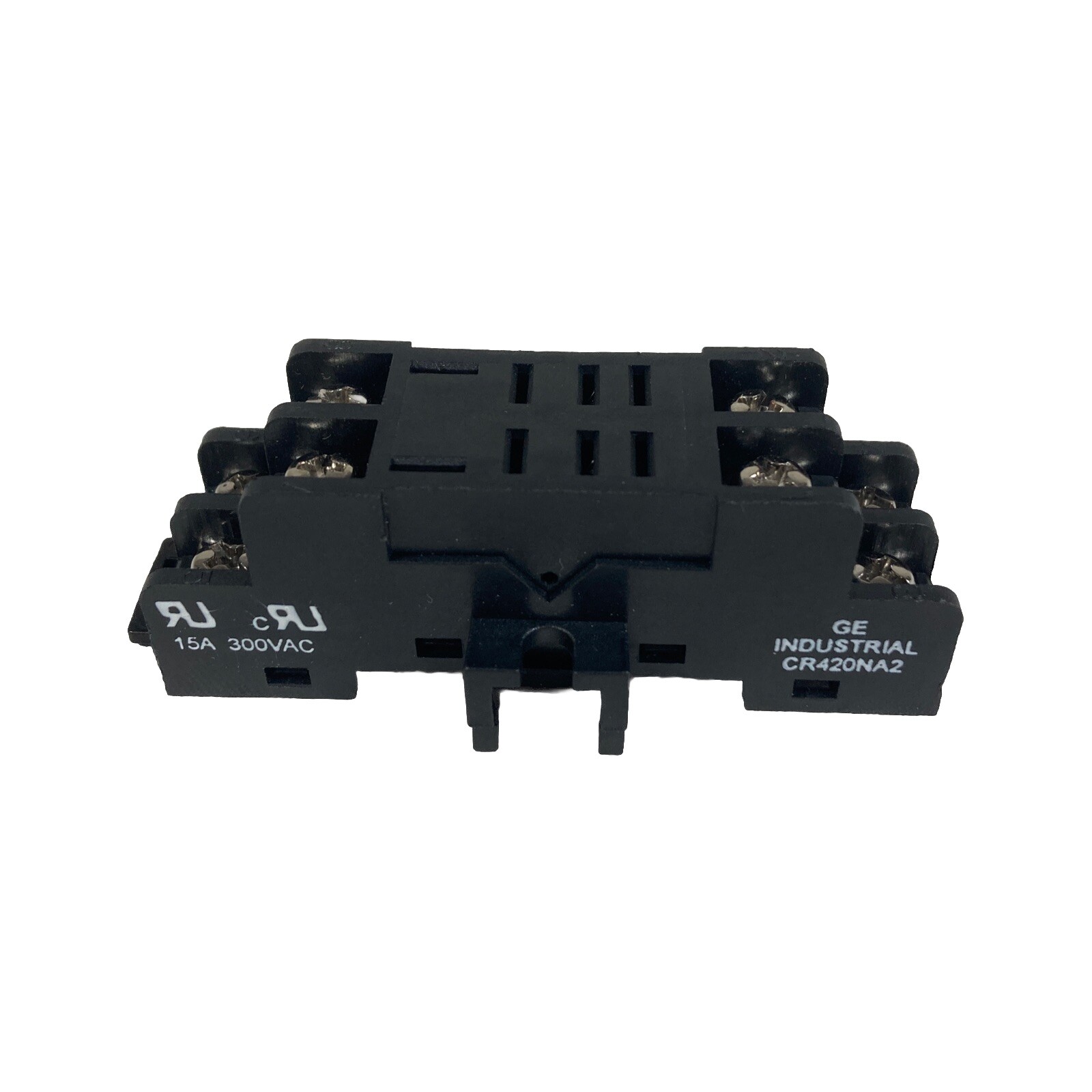 NEW GENERAL ELECTRIC CR420NA2 RELAY SOCKET 8PIN, 15A, 300V