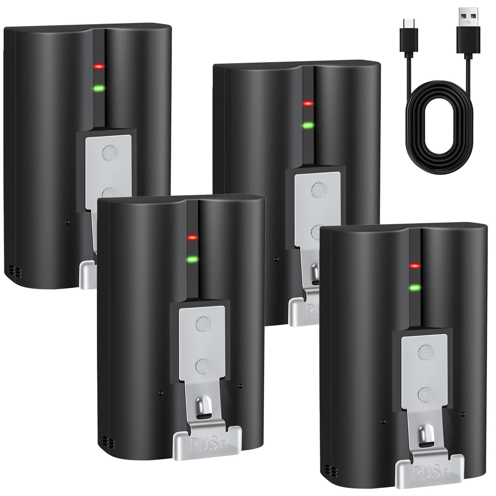New 4-Pack Ring V4 Battery for Ring Camera Doorbell Solar Floodligh 2/3/4/3 plus