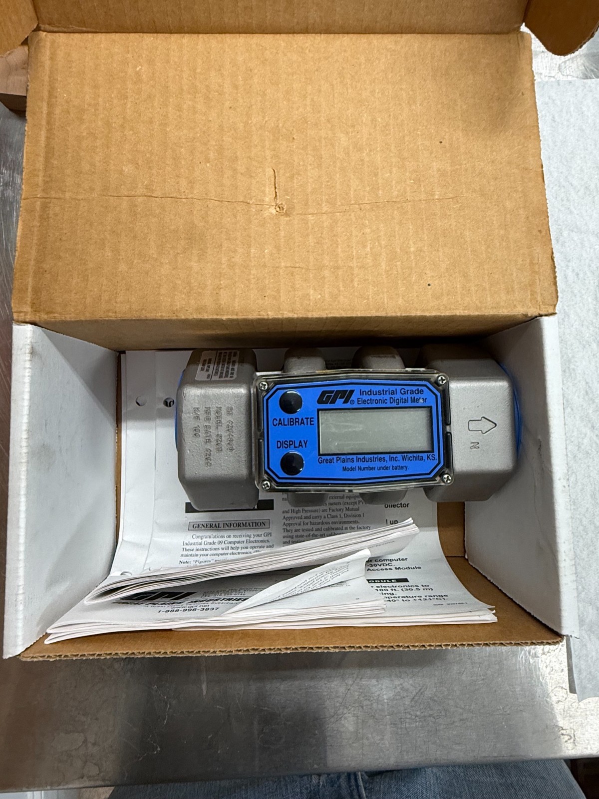 GPI Industrial Grade Flowmeter G2S20N09GMB