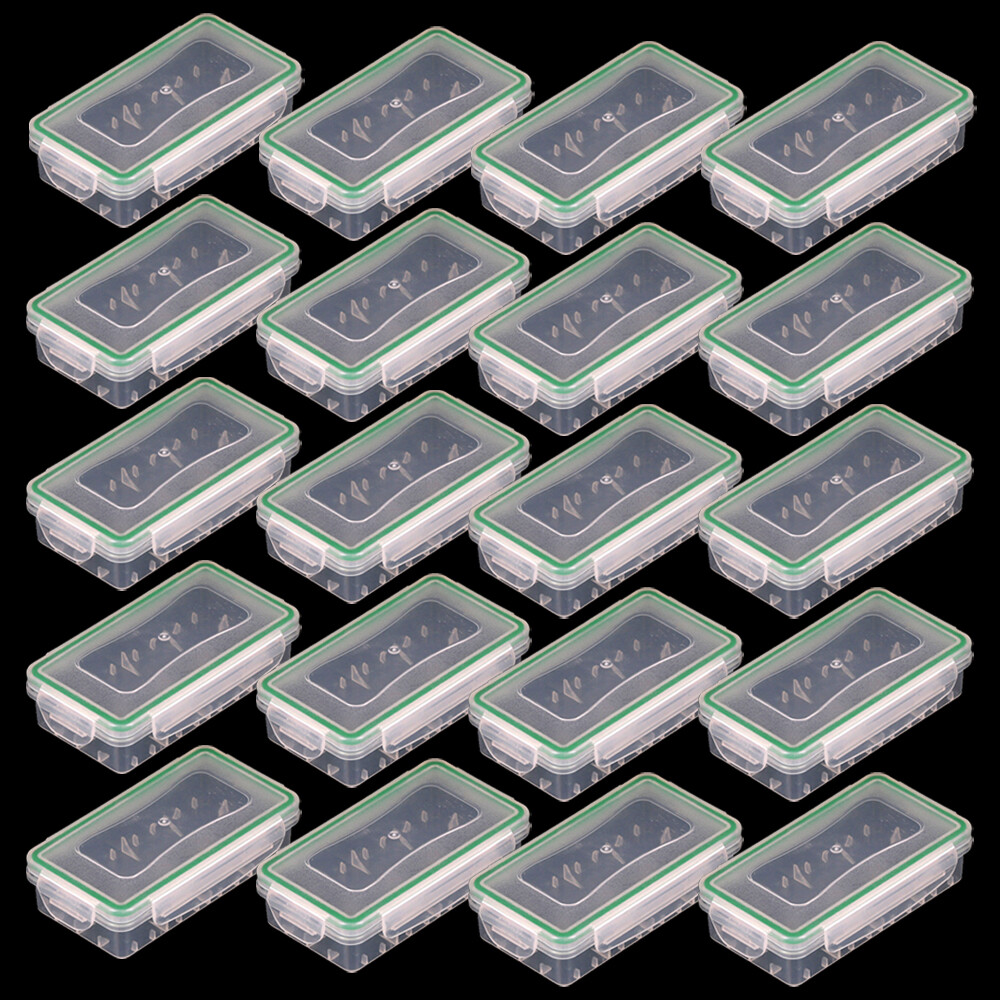 10 PCS Waterproof Battery Storage Case Holder Organizer for 18650/16340 Battery