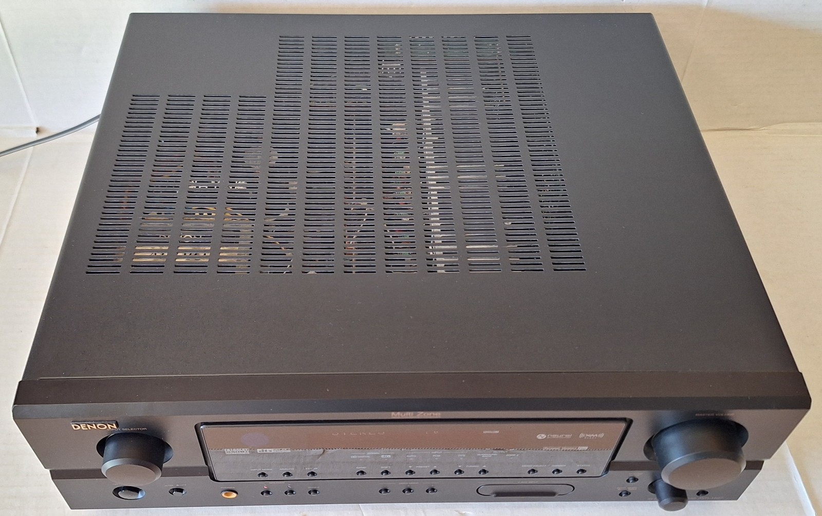 Denon multi zone AVR-1507 AM/FM Stereo Receiver w Remote Bundle