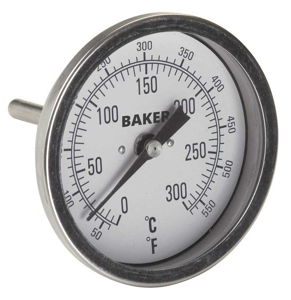 Baker T30025-550 Bimetal Thermometer, 50 to 550°F (0 to 300°C)