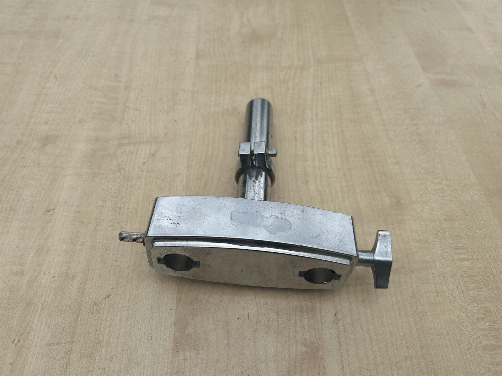 DOUBLE TOM MOUNT FITS 7/8” TOM ARMS 22mm SUIT CLAMP / STAND / DRUM KIT