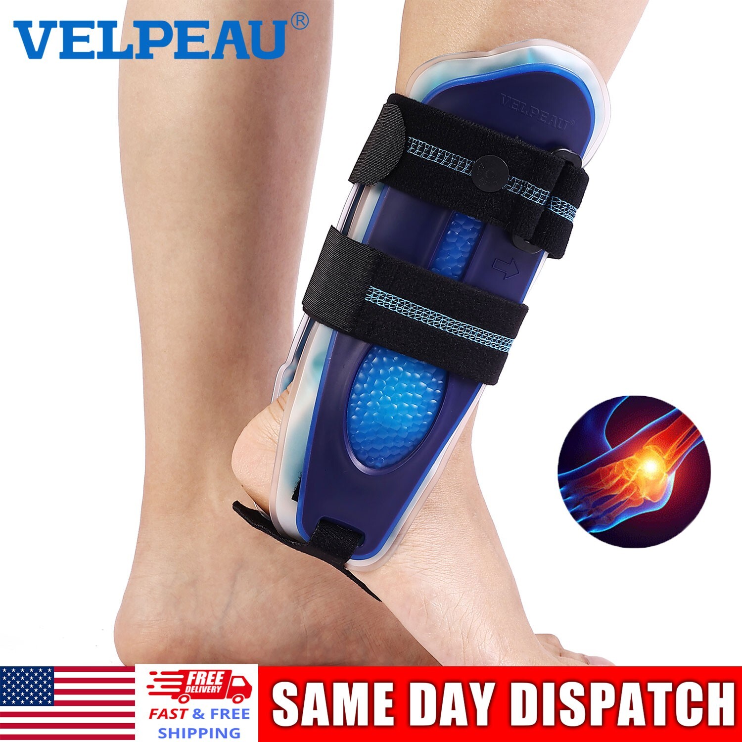 Velpeau Ankle Brace, Ankle Support  Stabilizer, Stirrup Splint for Sprains