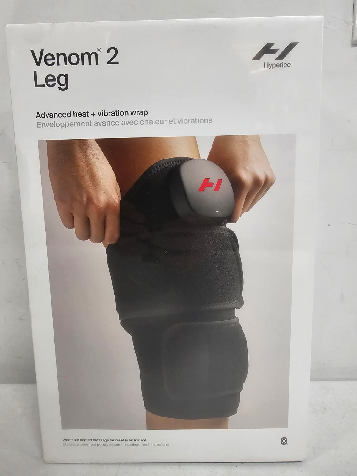 Hyperice Venom 2 Leg Wrap Contrast Therapy Device -Black- BRAND NEW NEVER USED!