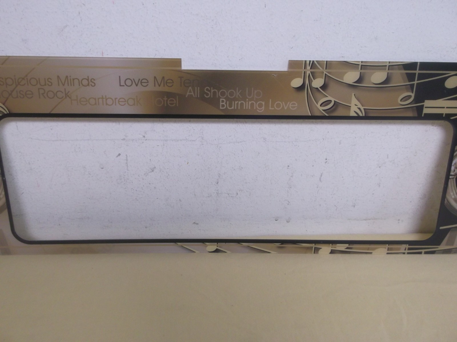 ELVIS PINBALL 2004 STERN SPEAKER DISPLAY PANEL REFRESH SKIN MOD ARTWORK