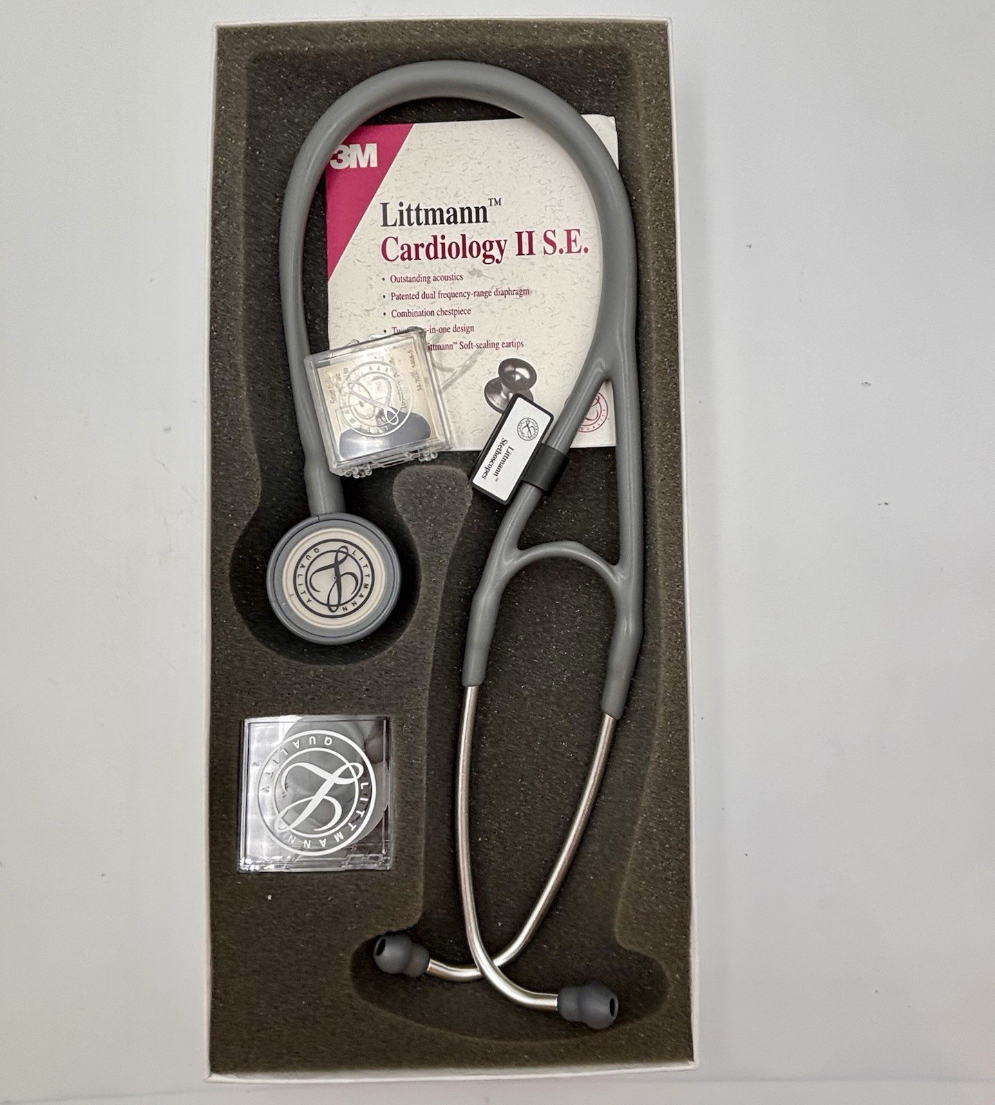 3M Littmann Cardiology II SE Monitoring Stethoscope - Stainless Steel