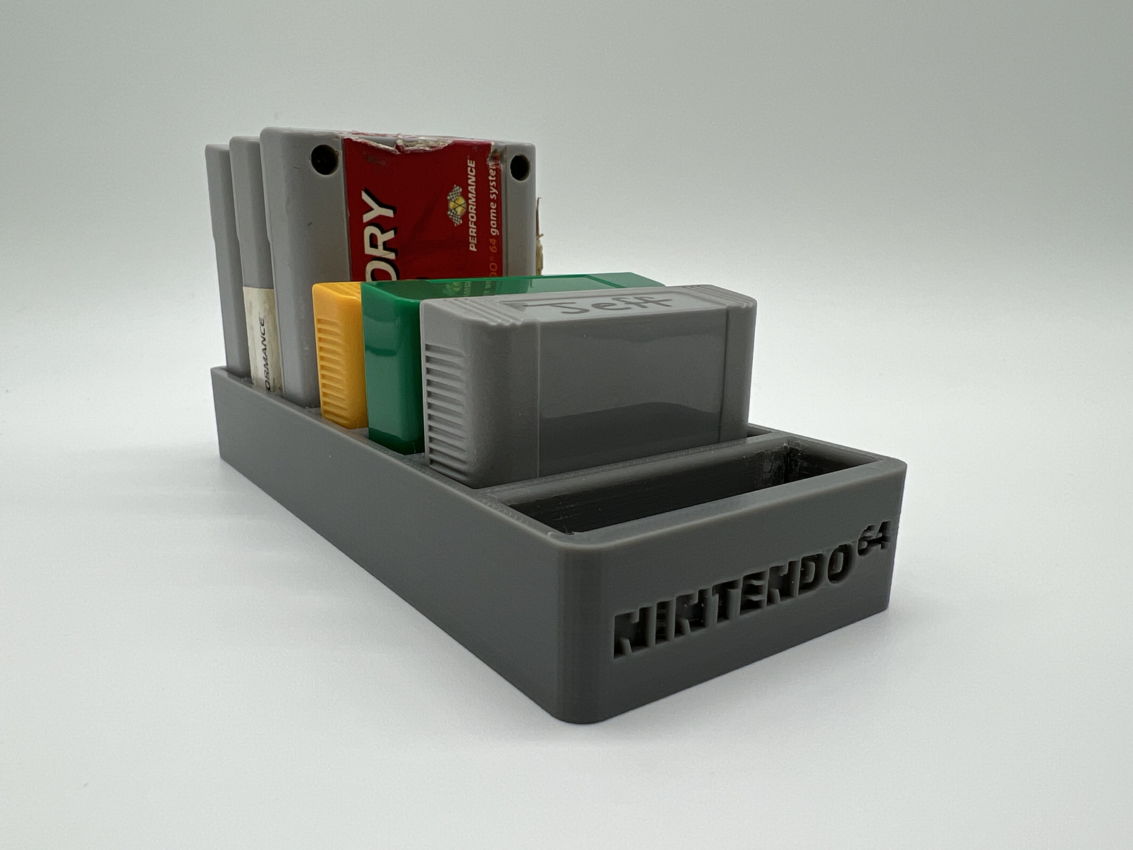 Nintendo 64 Memory Card Storage Holder Display Stand Choose Size. N64.