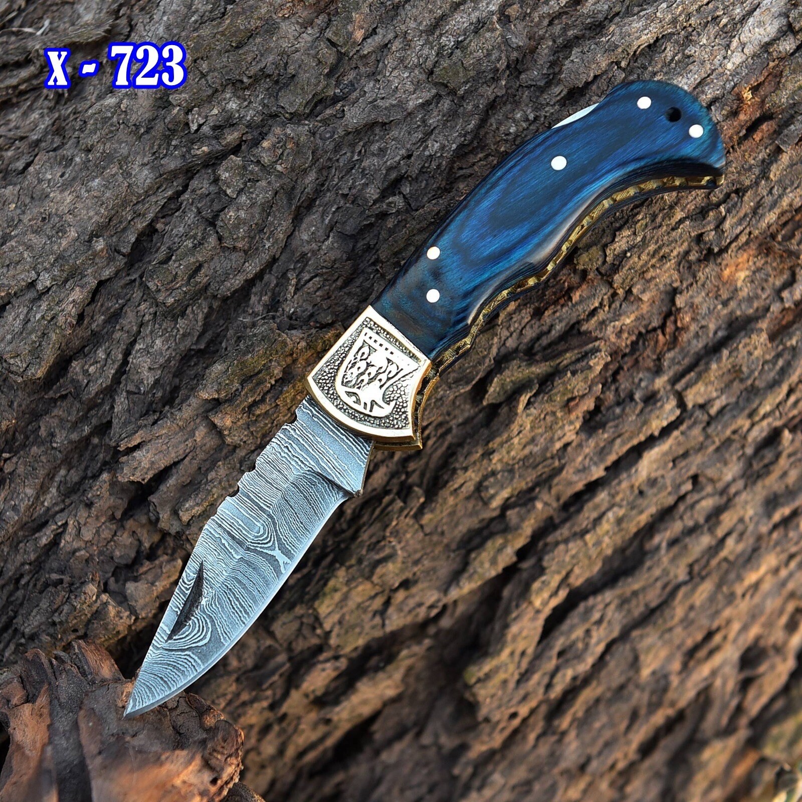 Best Pocket Knives Handmade Forged Folding Blade Knife Ideal Outdoor W/ Sheath