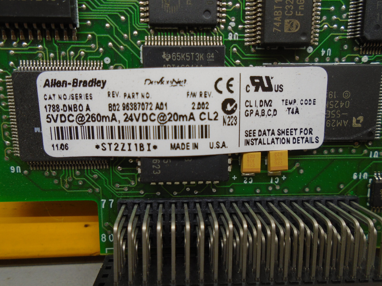 1788-DNBO Allen Bradley Flexlogix Devicenet Interface module 1788-DNB0 N61