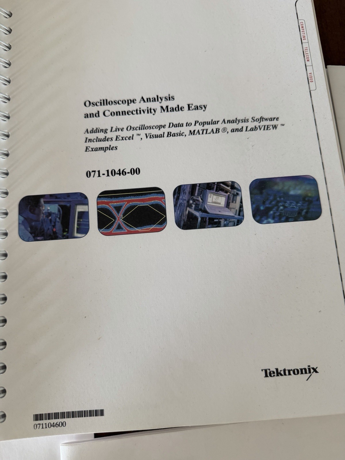 Tektronix TDS5000 Oscilloscope Manuals Docs Lot