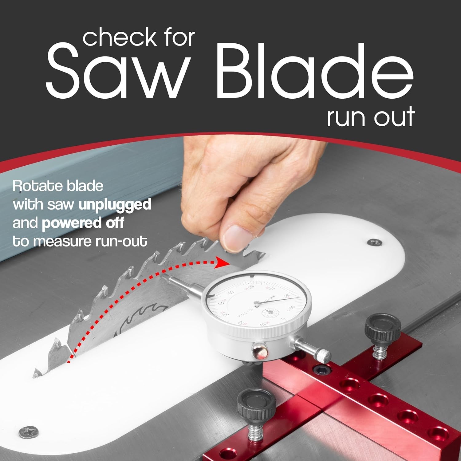 A Line It Basic, Table Saw Alignment Calibration Tool