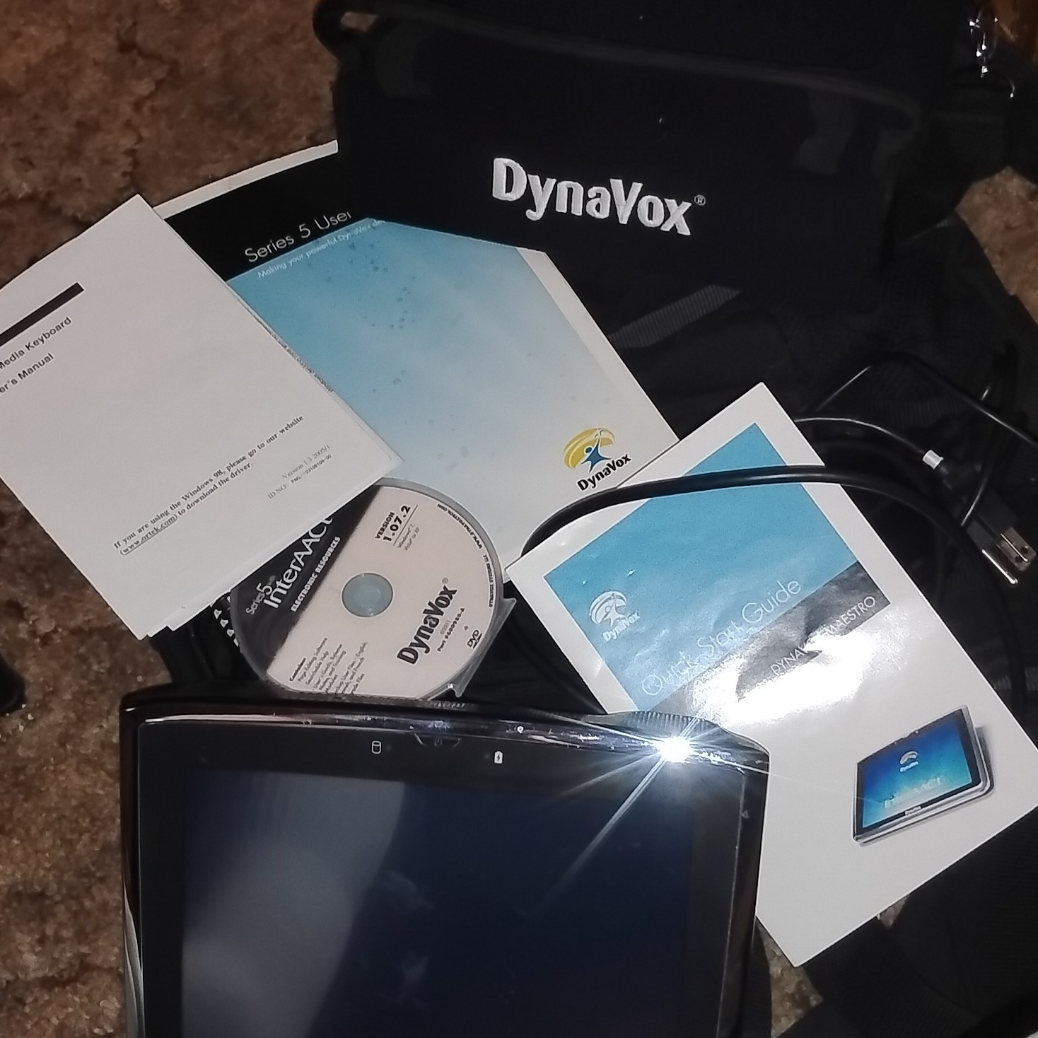 DynaVox Maestro Speech Generating Device Touchscreen Portable Black/Silver