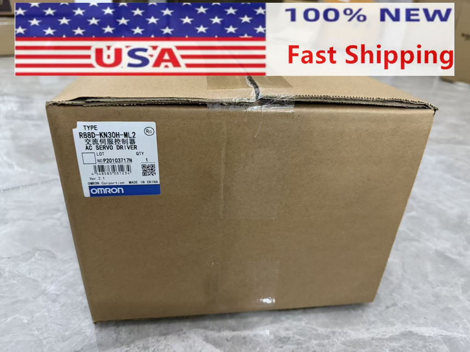 NEW ONE Omron Servo Drive R88D-KN30H-ML2
