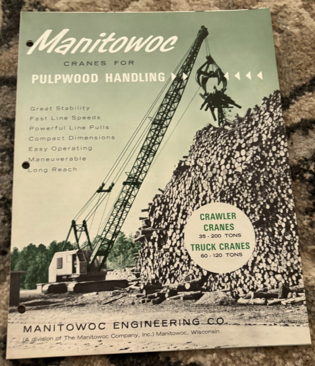 Manitowoc Crane Pulpwood Handling Brochure FCCA25