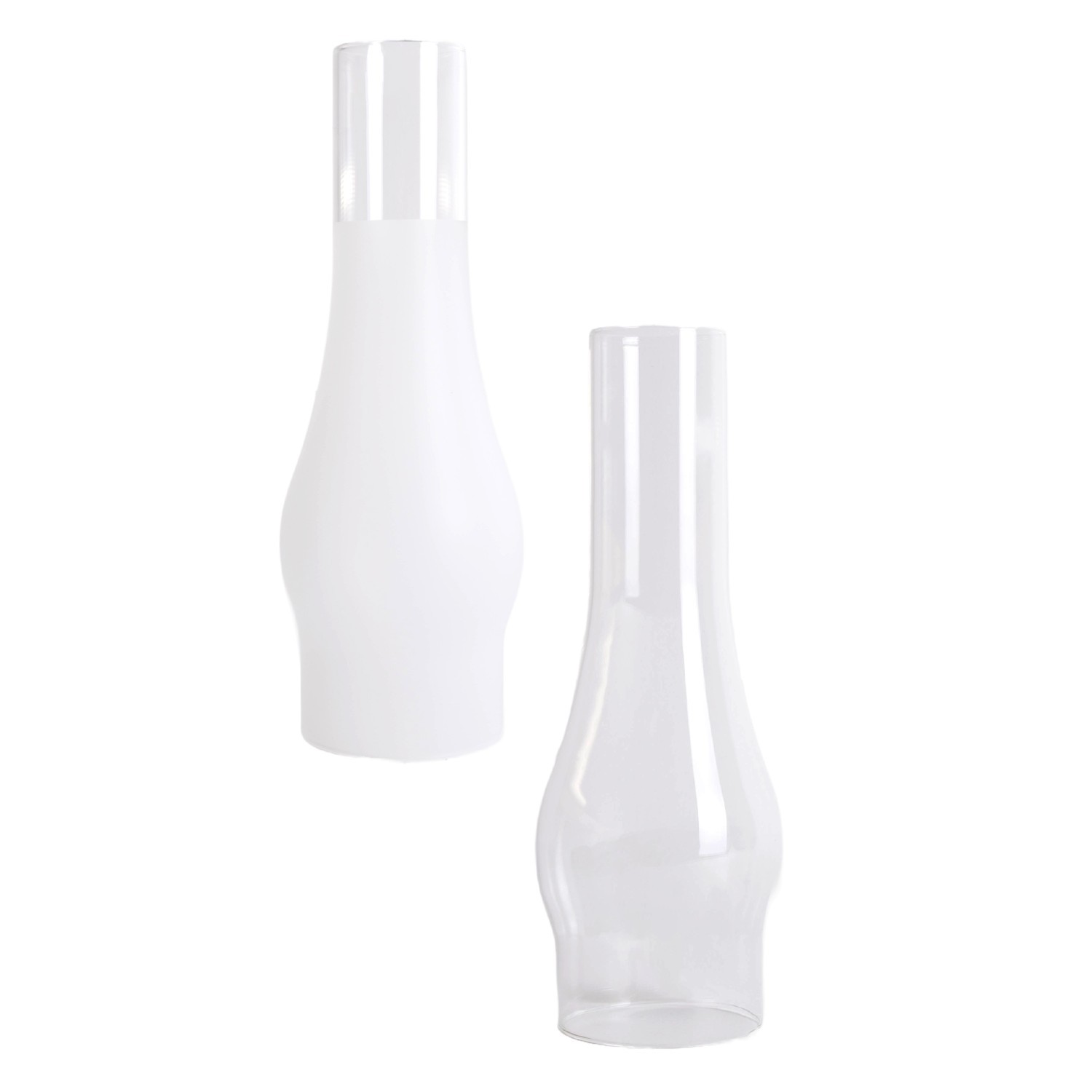 Oil Lamp Glass Chimney - Replacement Hurricane 3 in diameter base x 10 in high