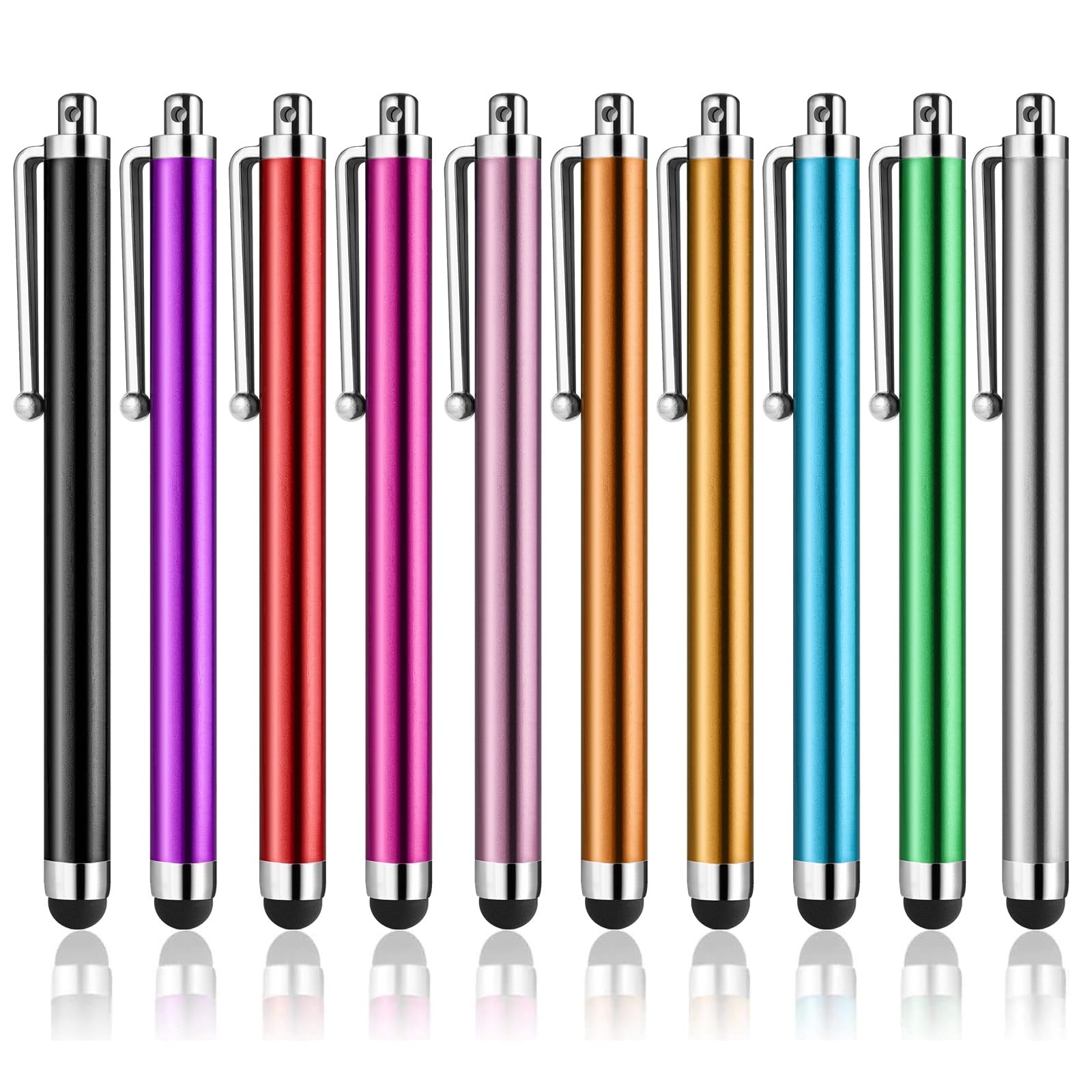 Stylus Pens for Touch Screens, 10 Colors Universal - High Precision for Better