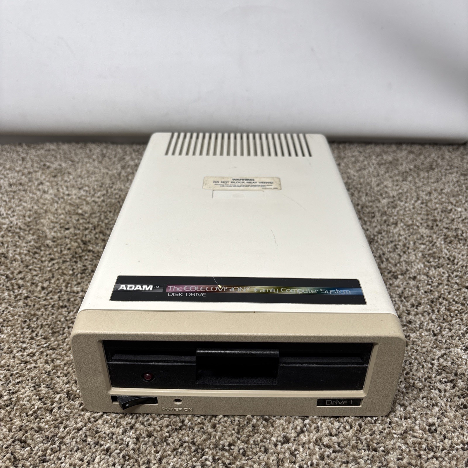 COLECO ADAM 5 1/4” DISK DRIVE 7817 ColecoVision Tested