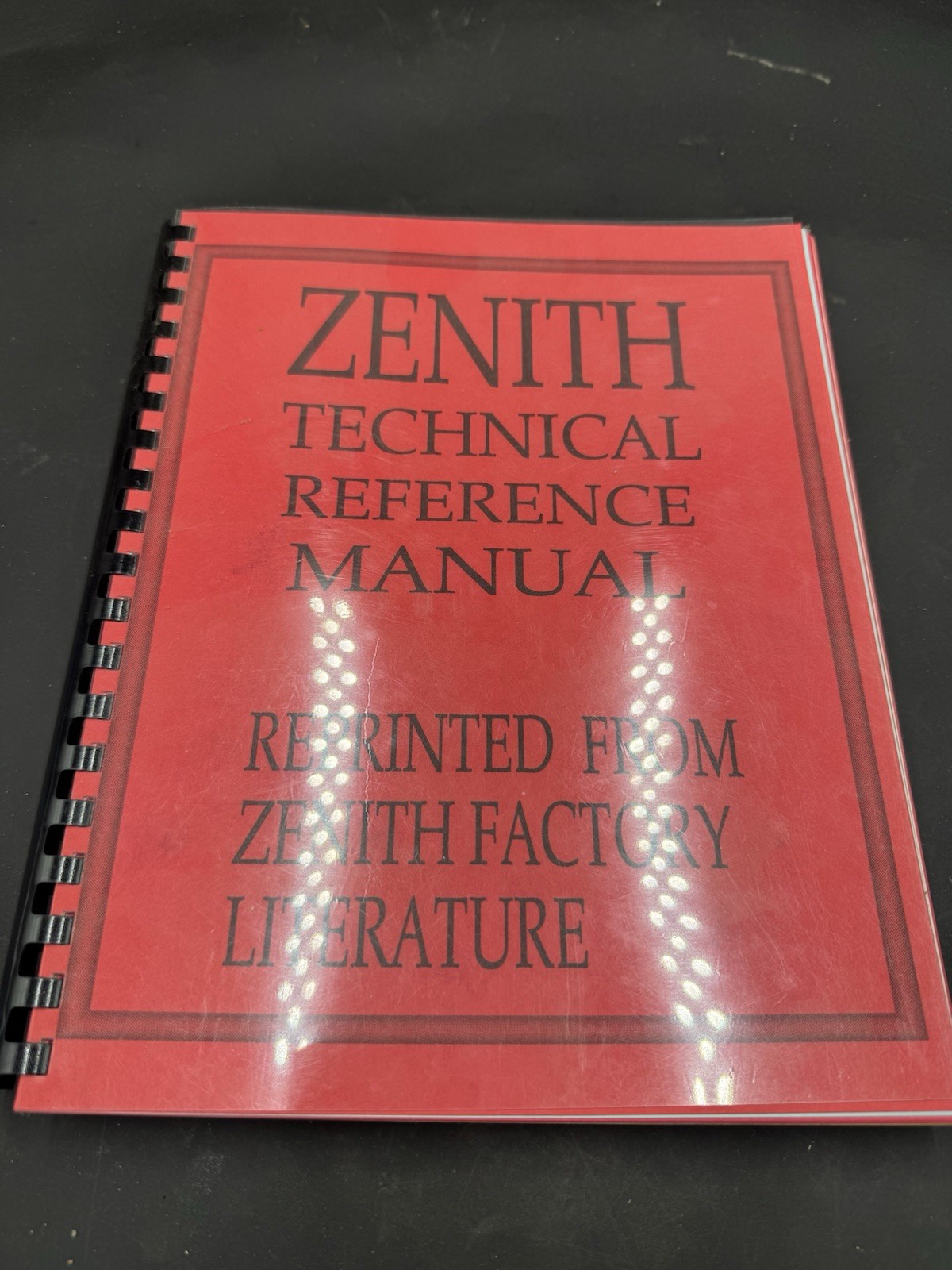 Zenith Technical Reference Manual Copy