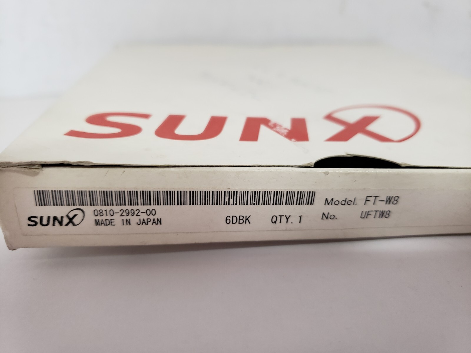 SUNX FT W8 FIBER OPTIC SENSOR NIB