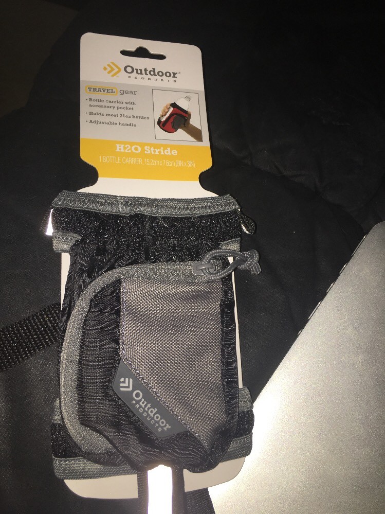 Black/Gray Outdoor Products H2O Stride 1145OPC003 Carrying Case for Bottle
