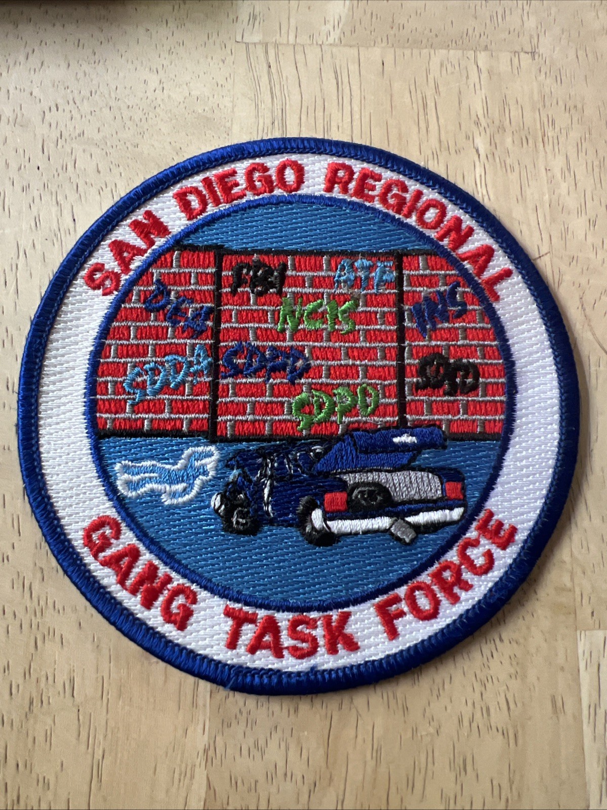 San  Diego California Gang Task Force Multi Agency Patch