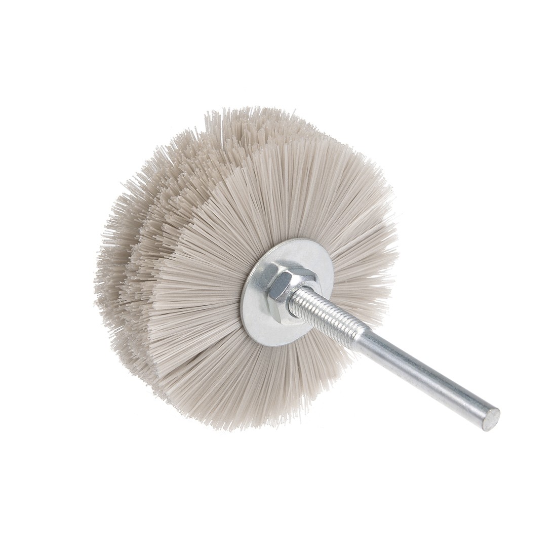 Nylon Wheel Brush 1000 Grits Abrasive Grinding Head w 6mm Threaded Shank