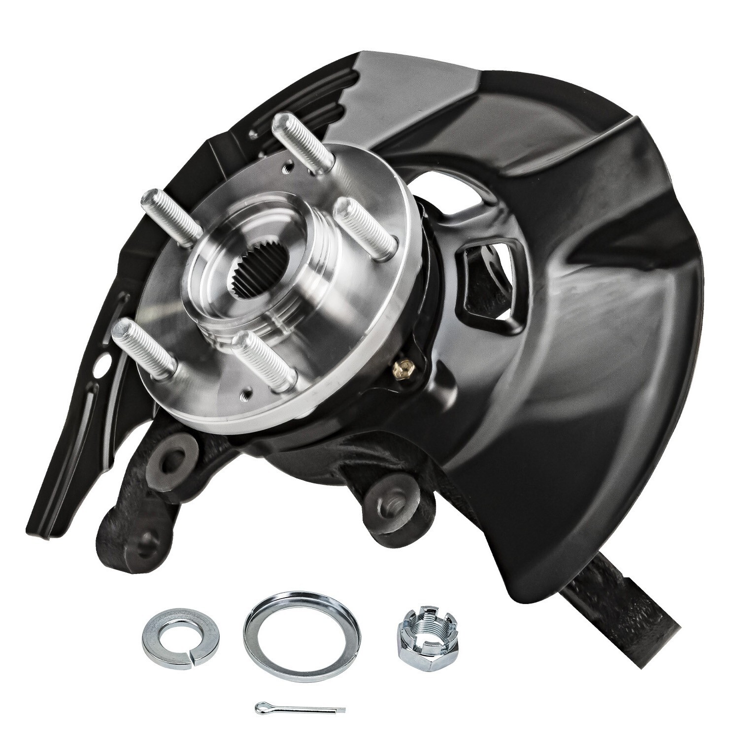 Front Driver Side Steering Knuckle & Wheel Hub Bearing Assembly for 2011 Optima