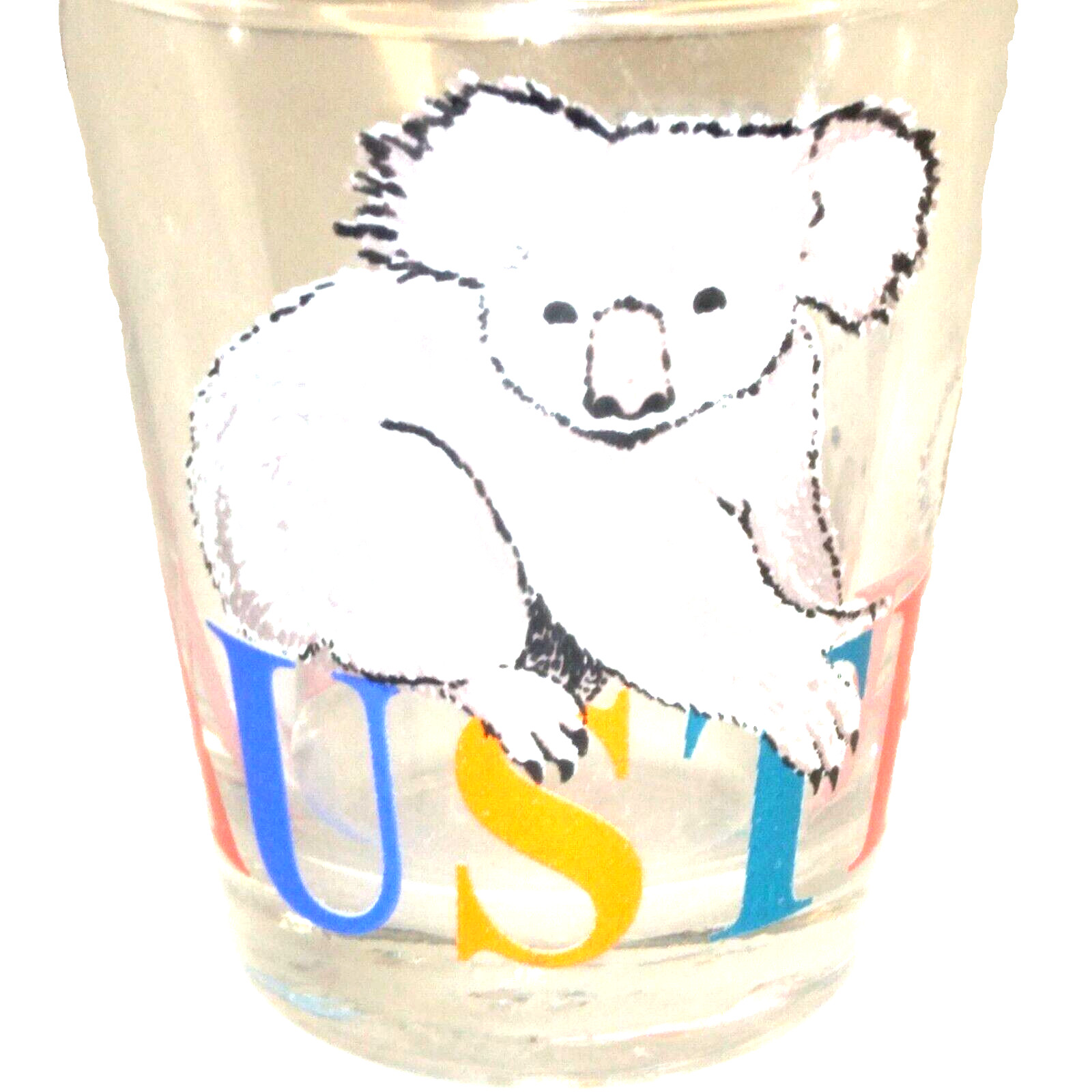Australia Shot Glass Koala Bear Australian Travel Tourism Novelty Souvenir