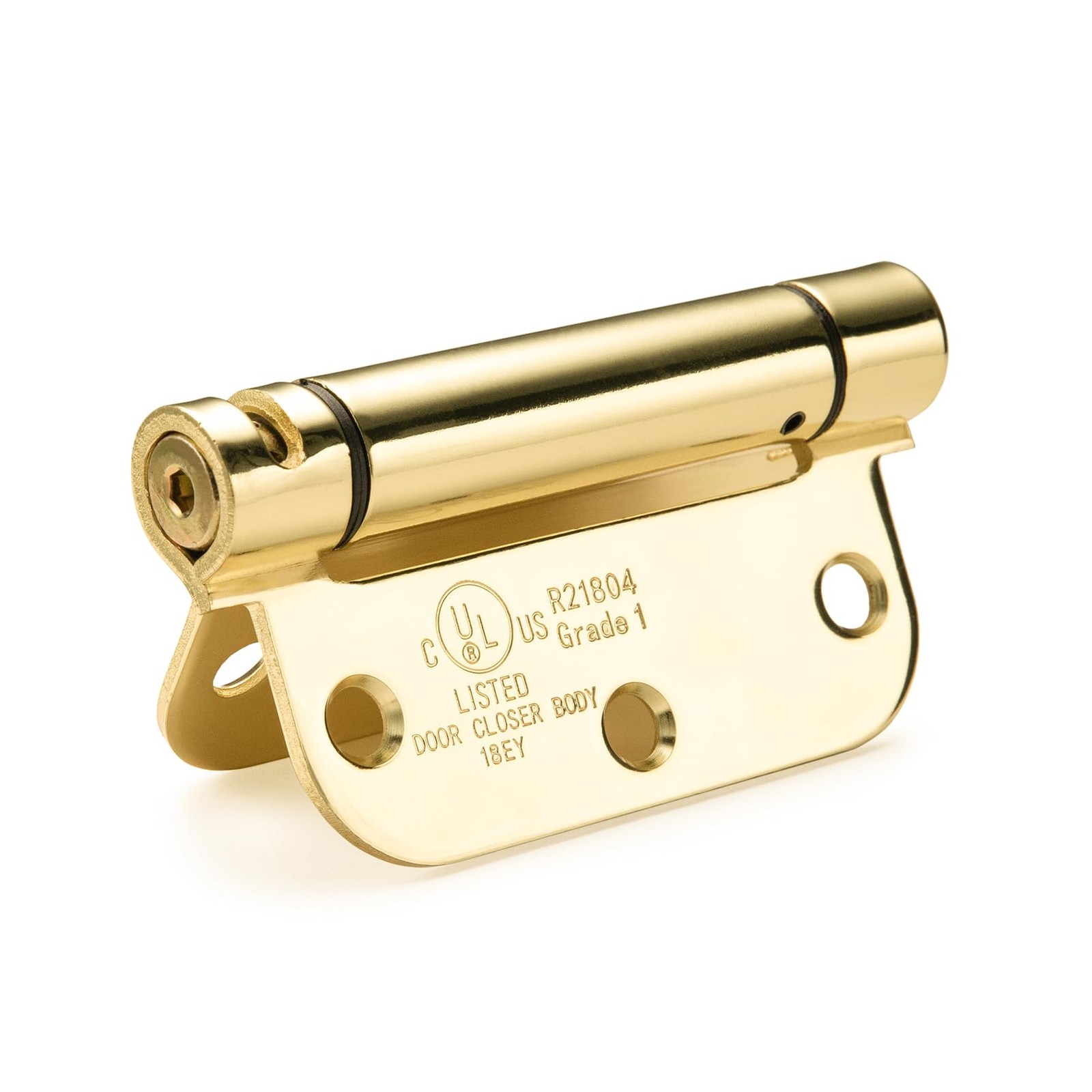 Sophia SelfClosing Door Hinge 3.5 Inch Rounded 5/8 Radius Interior, Spring Lo...