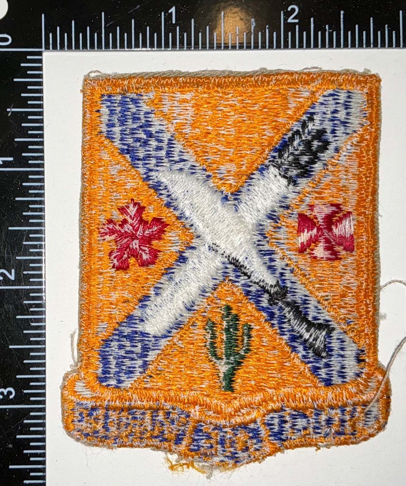 Cold War US Army 2nd Infantry Regt Regiment US Made Patch