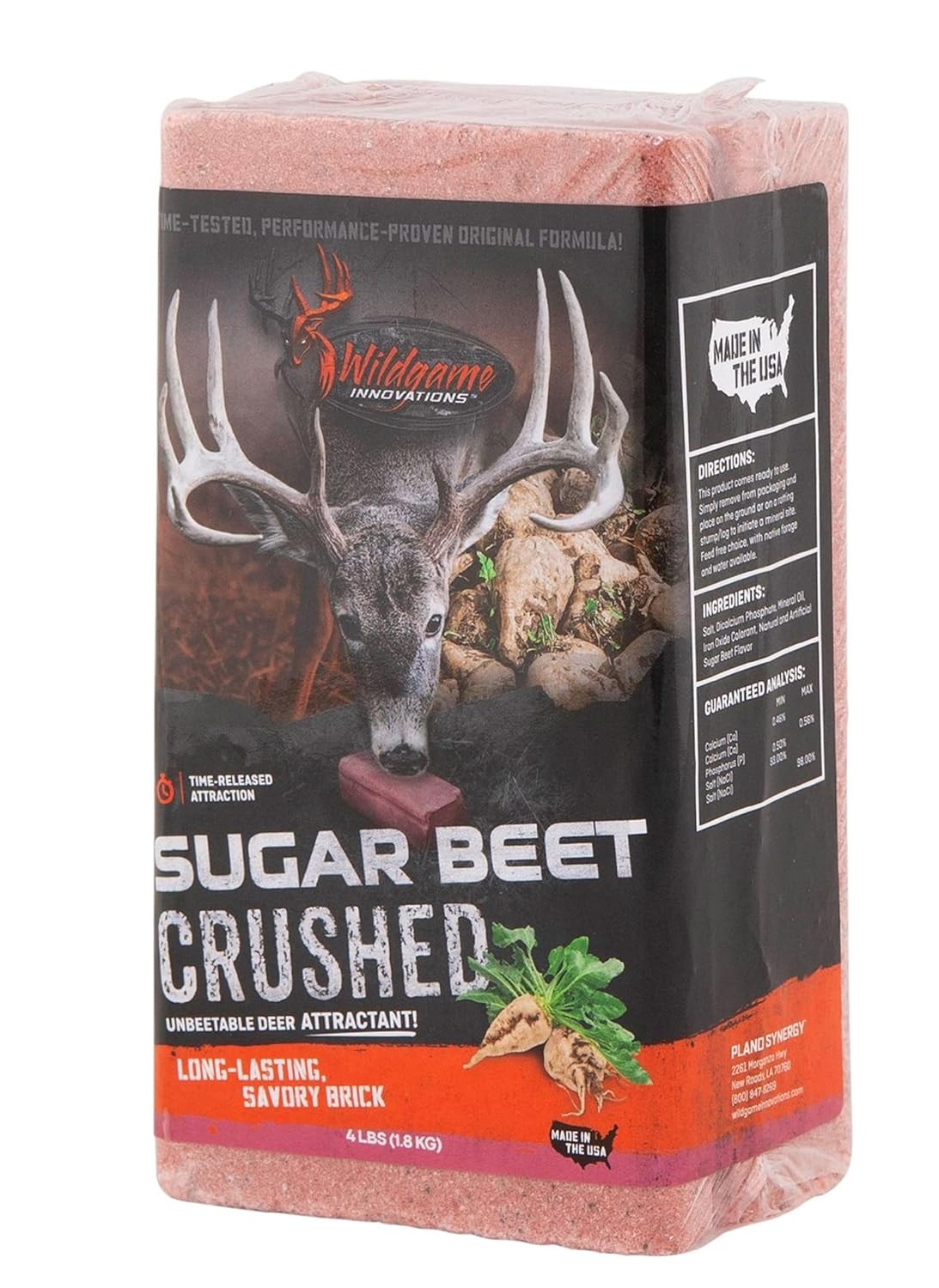 Wildgame Innovations Sugar Beet Crushed Deer Attractant 4lb Wildlife Food Plot