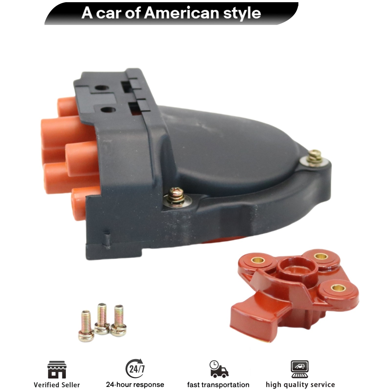 New Distributor Cap & Rotor Fit For BMW E23 E24 E28 E30 E31 E32 12111725070