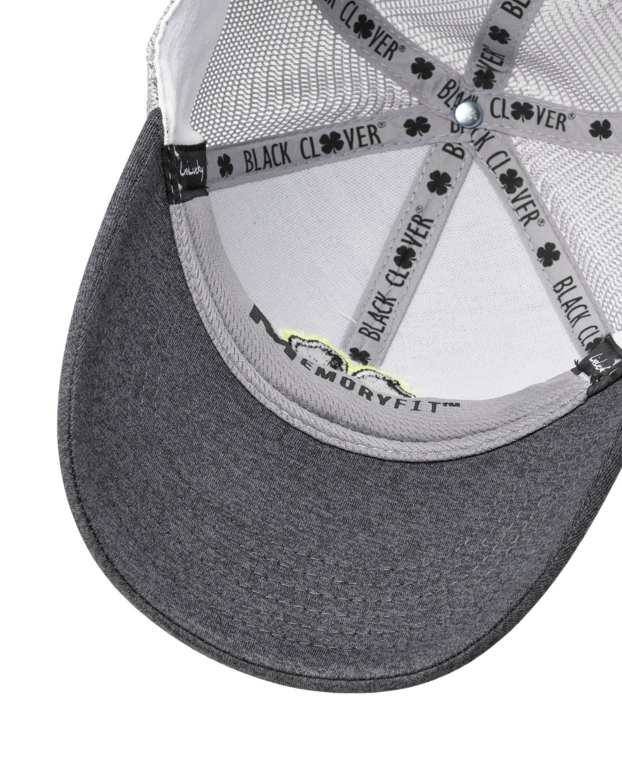 BLACK CLOVER Perfect Luck 8 Cap Hat NEW Fitted Heather Black