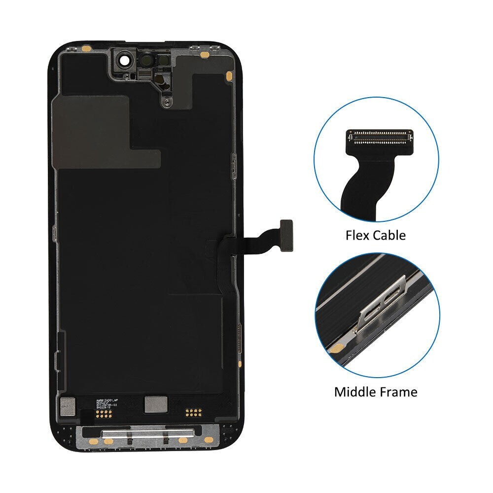 For iPhone 14 Pro Soft OLED Touch Screen Digitizer Display Assembly Replacement