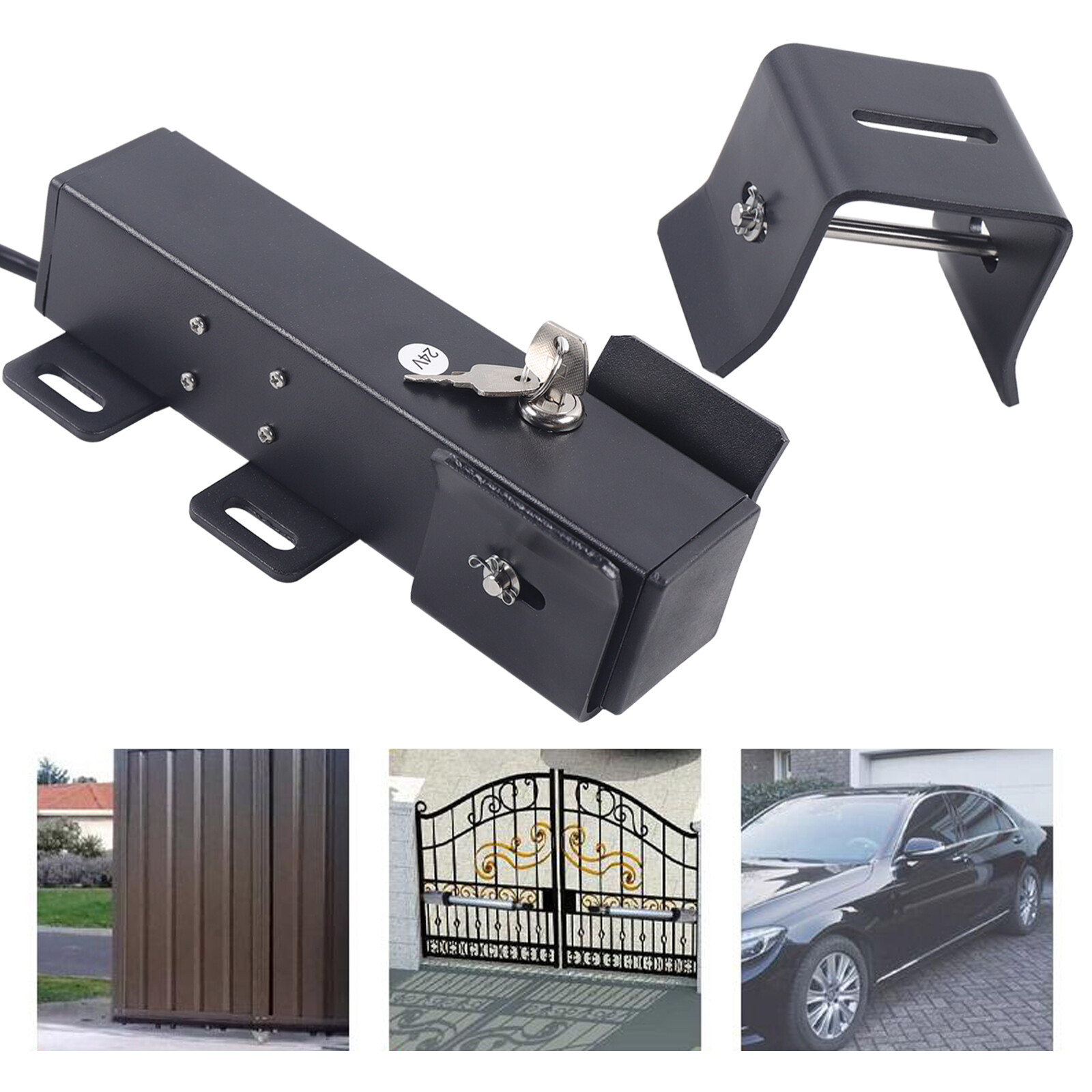 24VDC Automatic Electric Gate Lock for Swing Gate Opener Gate Operator Automatic