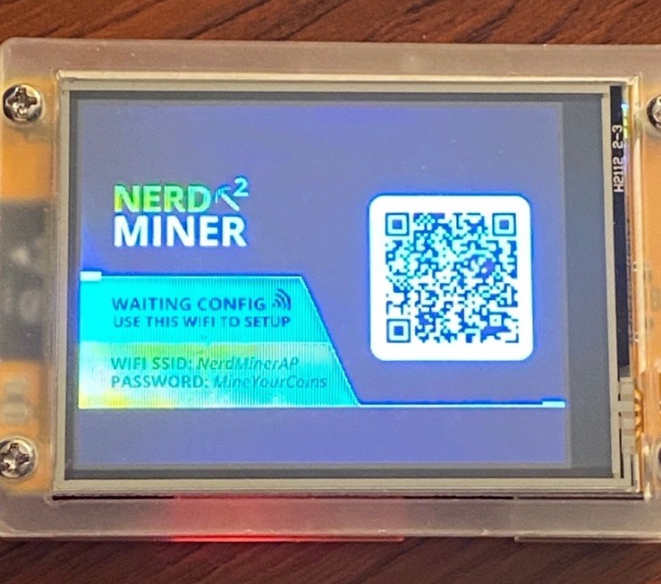 Nerdminer V2 Bitcoin Crypto Miner 350 k/hs Hashrate complete setup ESP32