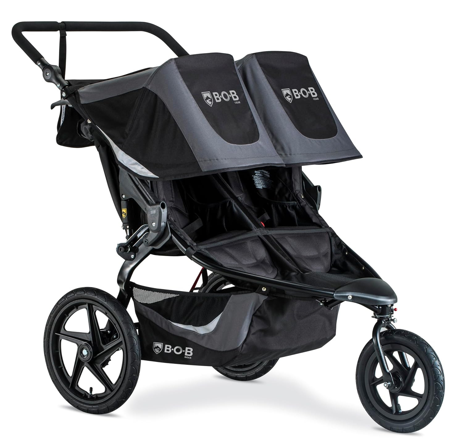 Revolution Flex 3.0 Duallie Jogging Stroller — Graphite Black | Versatile Double