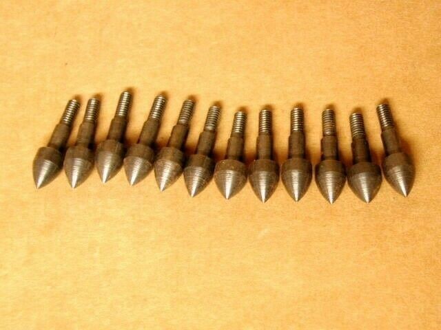 12 New Screw-in Bullet Points 90 gr 5/16" - 3D or Target 2013, 2016, 2018, 2117