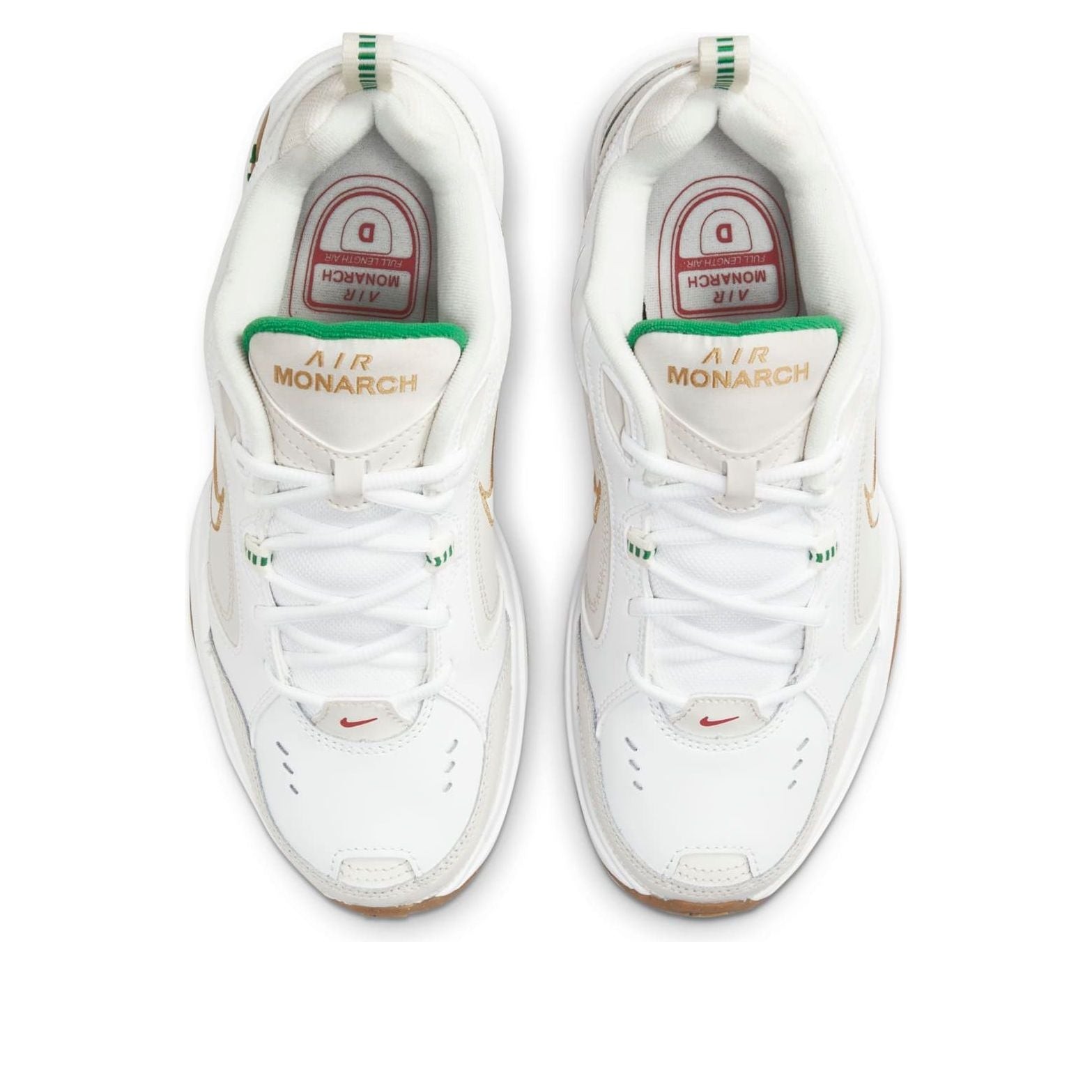 Nike Air Monarch IV 4 White Metallic Gold Phantom Green 415445-103 Men's